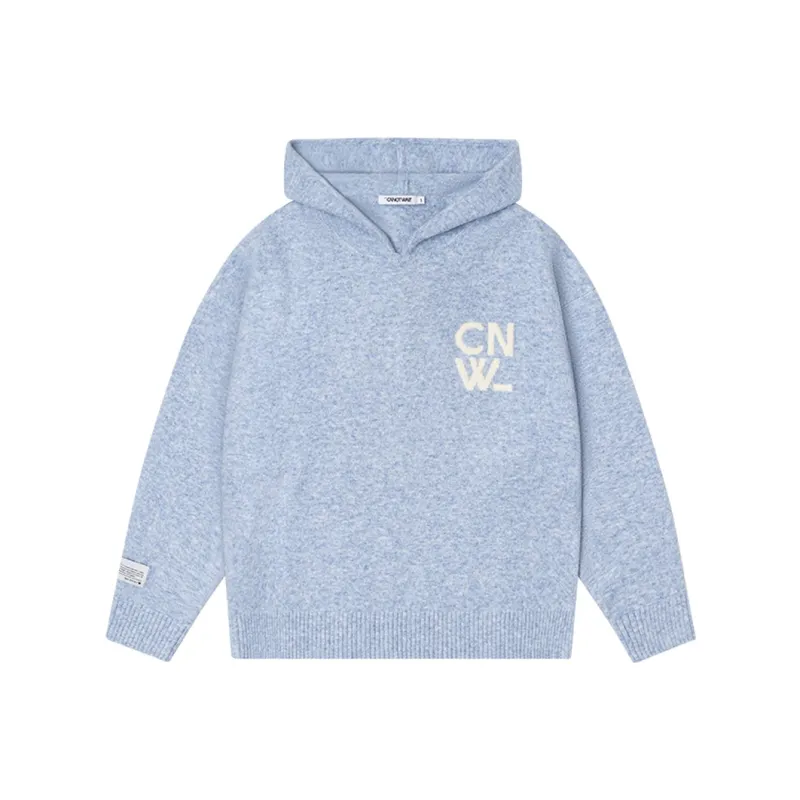 CANOTWAIT_ Hooded Pullover Sweater For Fall And Winter Unisex-0