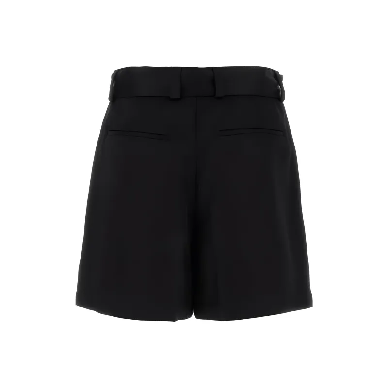 JIL SANDER Pleat Belted Bermuda Shorts-1