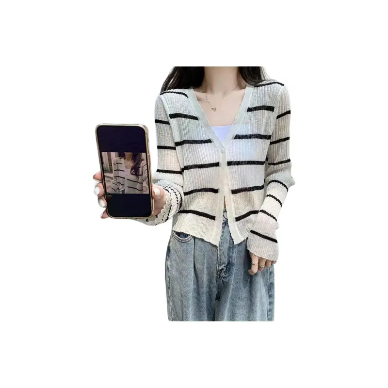 Mu Xiao Xin Knitwear Women's Apricot-3