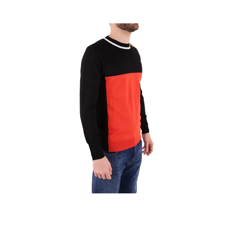 KENZO Knitwear Men Black Orange-5