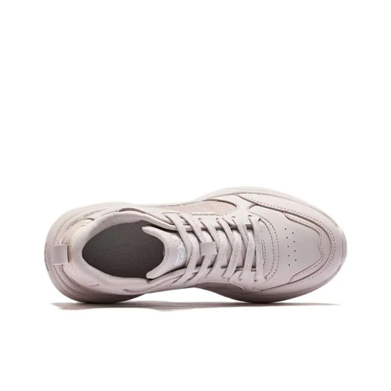 Erke Abrasion Resistant Breathable Low Top Casual Shoes Women's Painted Gray-3