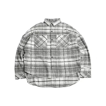 HARSH AND CRUEL Loose Fit Jacket Unisex Gray