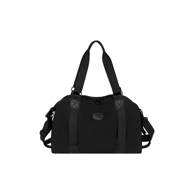 OUZIHUANG Nylon Travel Bag Unisex Khaki/Pink/Green/Black/Brown/Orange-15