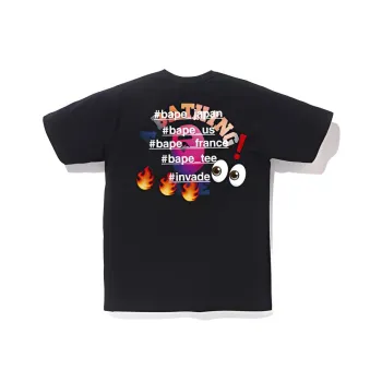 A BATHING APE College Emoji Tee
