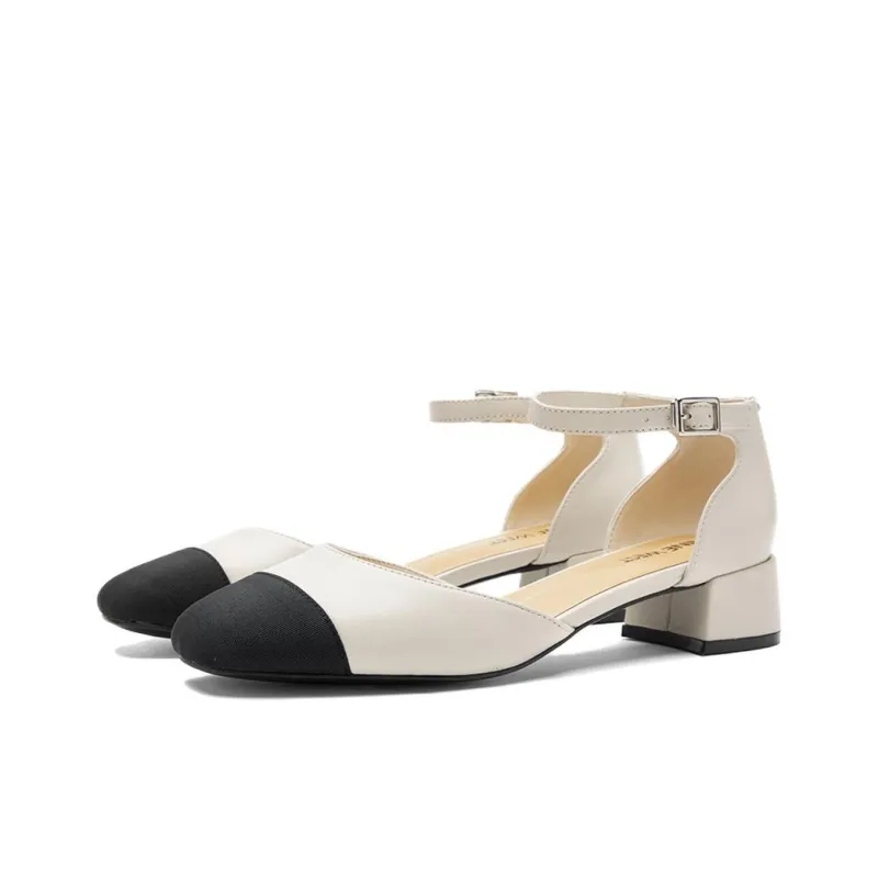 NINE WEST Chunky Heel High Heels 3cm Women's-10