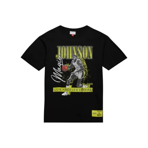 Mitchell & Ness SS24 Regular T Shirt Unisex Black