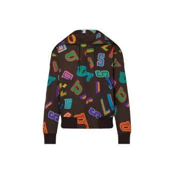 LOUIS VUITTON X Nba Letters Hooded Blouson