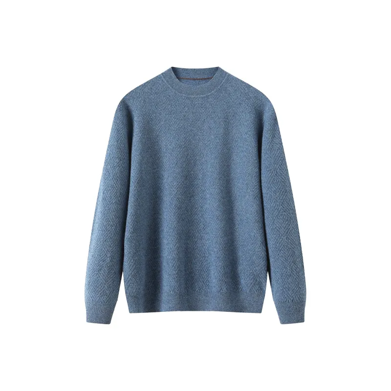H YXIANG Cashmere Sweater Men's-3