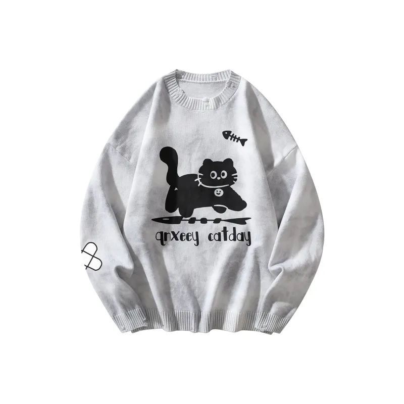 Qnxeey Sweaters Unisex-0