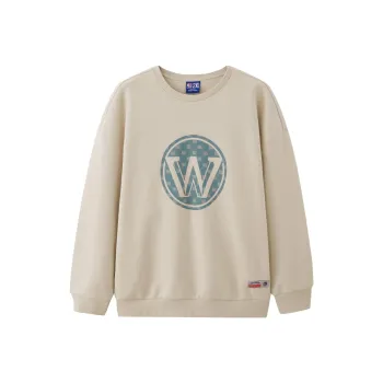 NBA Sweatshirt Unisex Light Gray White