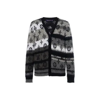 LOUIS VUITTON FW23 Knitwear Men's Black