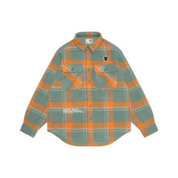Aape Check pattern Hooded Jacket