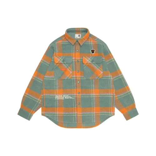 Aape Check pattern Hooded Salis jacket