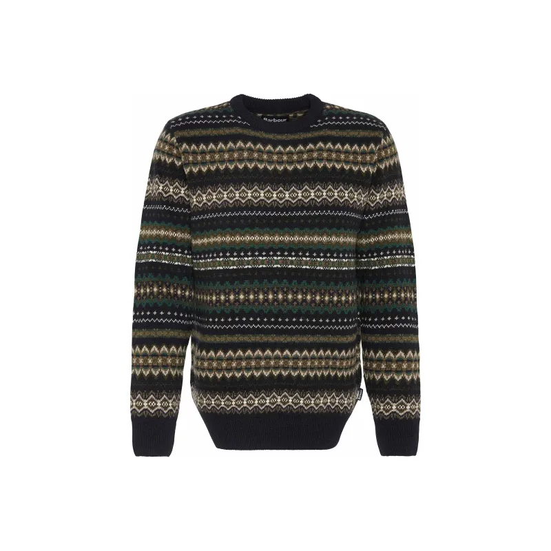 BARBOUR Sweater Men's Black Mud Gray Rock-0