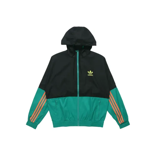 Adidas Originals Jackets Men Black Green Multicolor