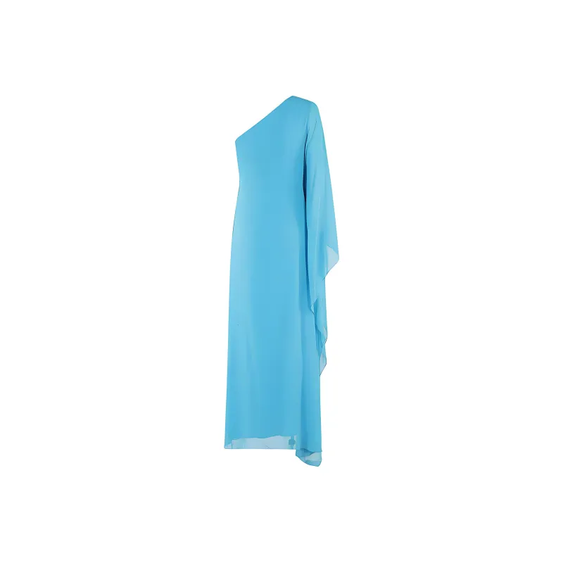 MaxMara Studio Gathered One Shoulder Dress-1