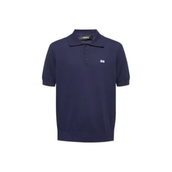 DSQUARED 2 Logo Embroidered Short Sleeved Polo Shirt