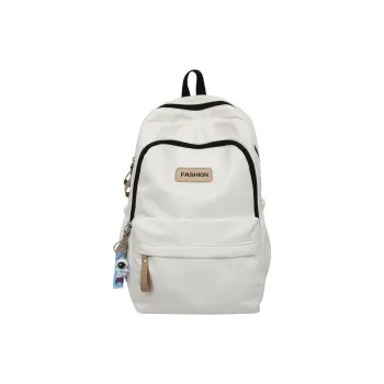 Single Warehouse Nylon Backpack Unisex White/Red/Gray/Black