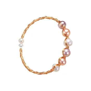 Andaozi Pearl Bangles Women's