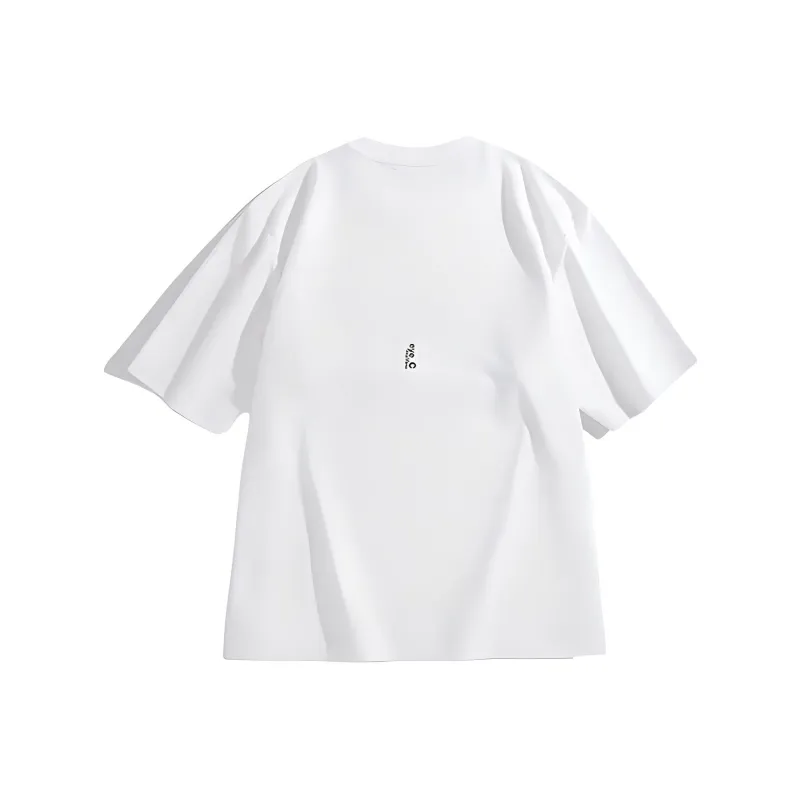 PEACEBIRD MEN Eye C Collaboration Series T Shirt Men's White-1