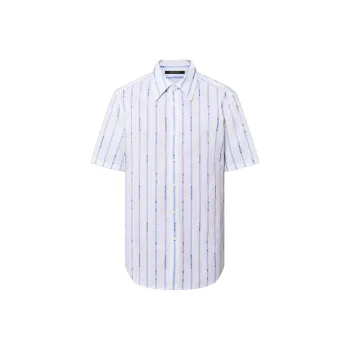 LOUIS VUITTON Short Sleeved Cotton Shirt