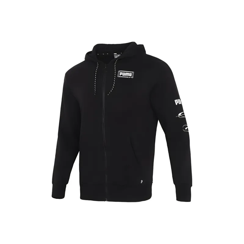 PUMA Rebel Jackets Men Black-0