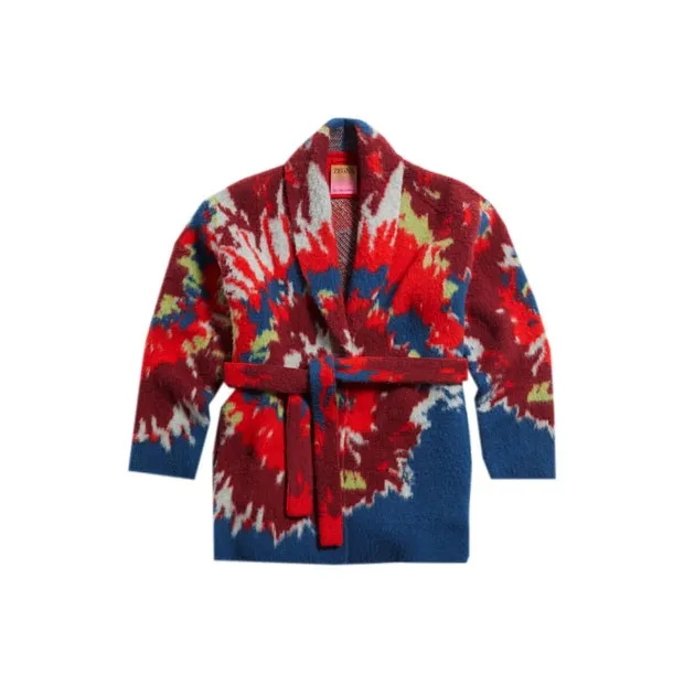 Ermenegildo Zegna X The Elder Statesman Intarsia Cashmere-wool Robe-5