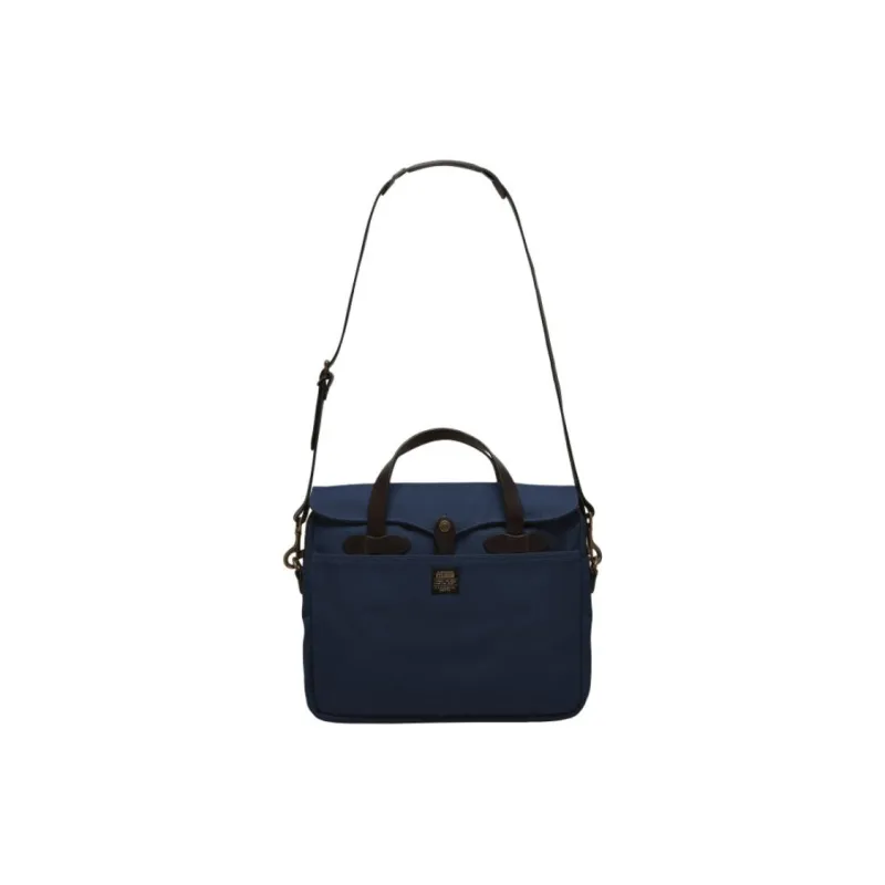 Filson Cotton Briefcase Men's Marine Blue-1