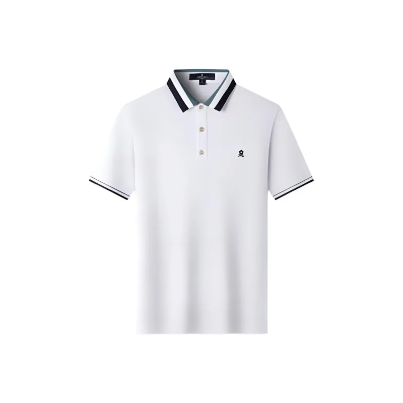 Montagut SS24 Polo Shirt Men's Dusty Blue-4