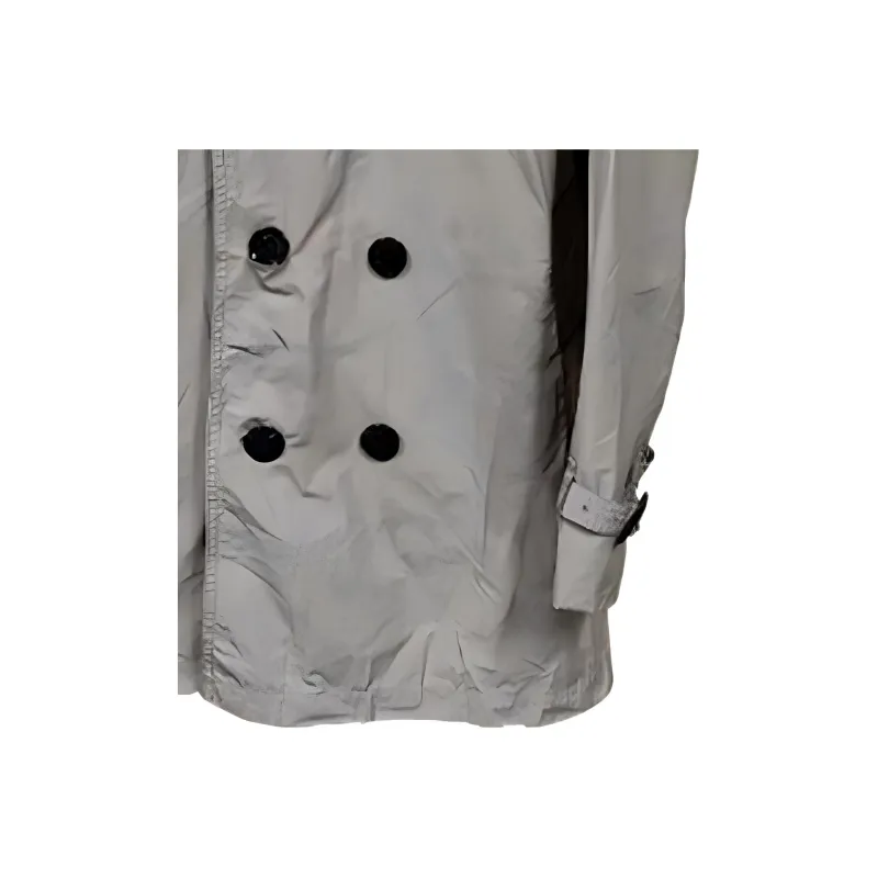Burberry Trench Coat Men's Gray-3