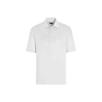 Ermenegildo Zegna Pure Linen Short sleeve Polo Shirt