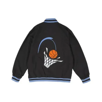 Mitchell Ness Jackets Unisex Black