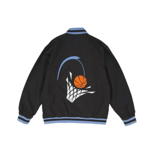 Mitchell Ness Jackets Unisex Black
