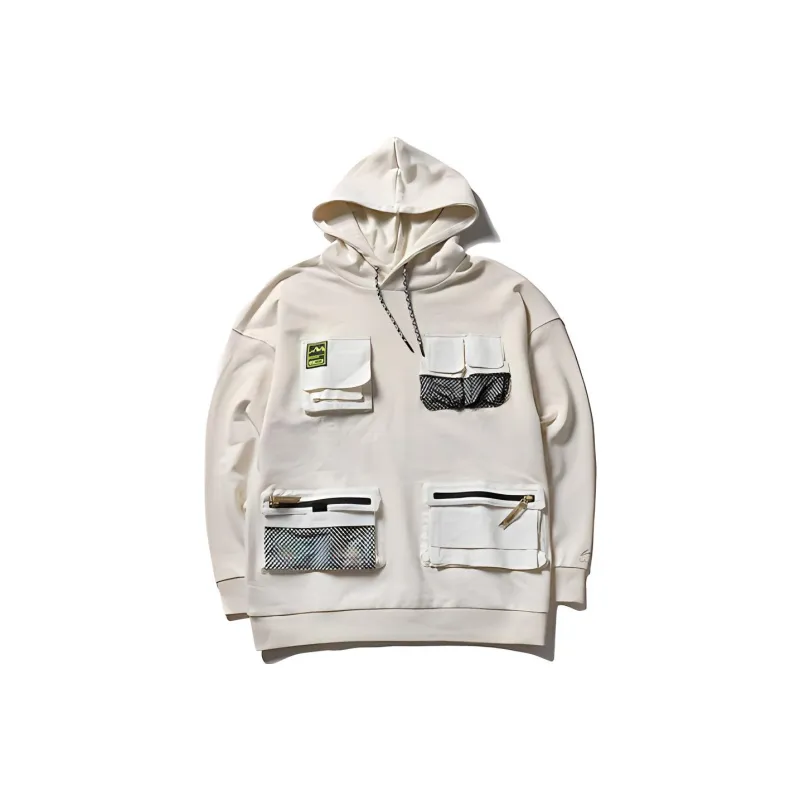 LiNing Sweatshirts Men White-0