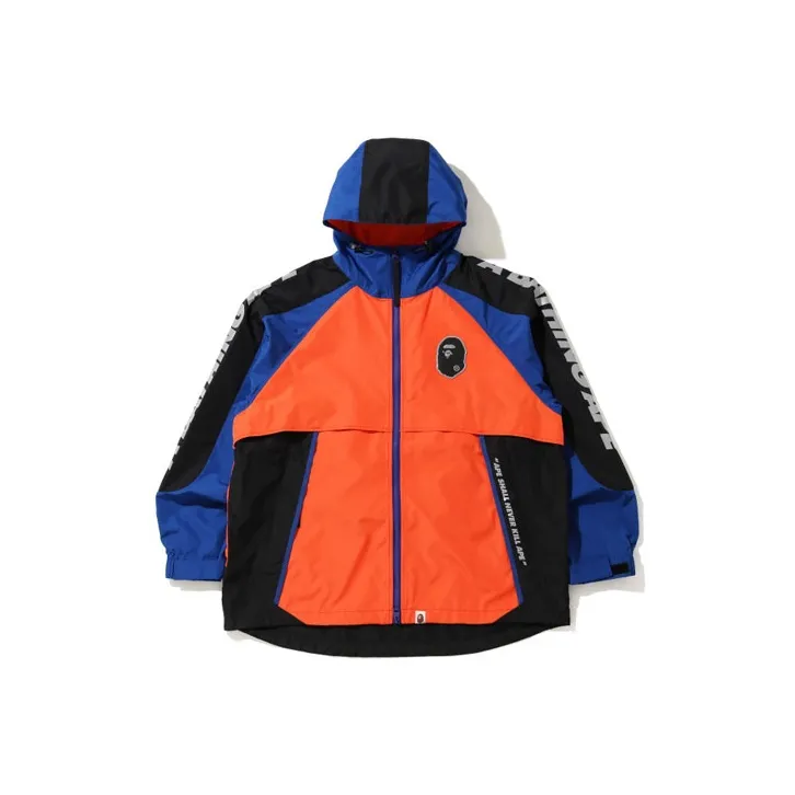 Bape Color Block Pocketable Nylon Windbreaker-0