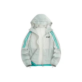 UPZCY Sun Protection Clothing Unisex Light Gray Green