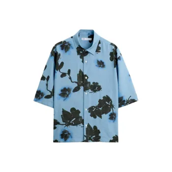 ZARA Shirts Men Sky Blue