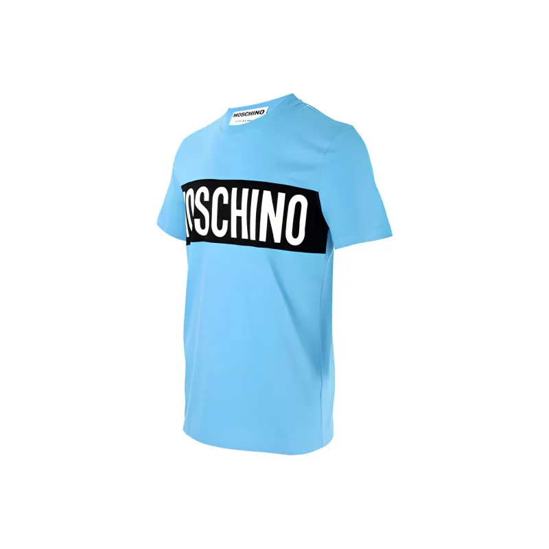 MOSCHINO T Shirts Men Blue-2