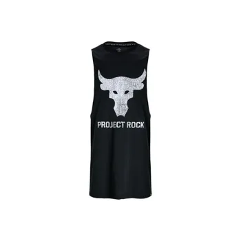 Under Armour Project Rock Brahma Bull Tank Black