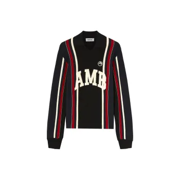 AMBUSH Long Sleeve Embroidered Polo