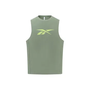 Reebok Tank Tops Men's Light Army Green