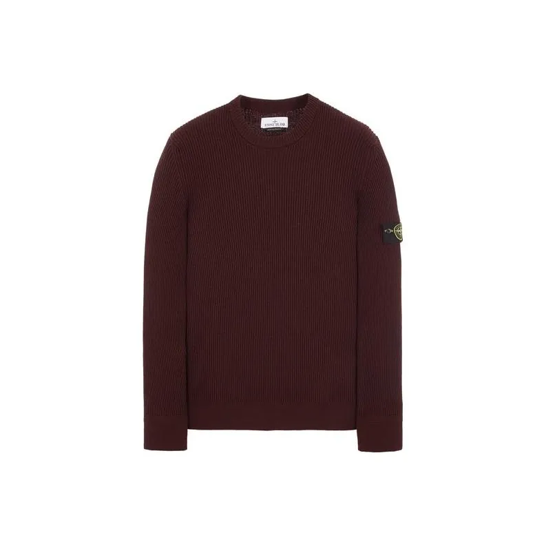STONE ISLAND Knitwear Men Burgundy-0