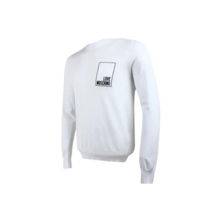 LOVE MOSCHINO Sweaters Men White-0