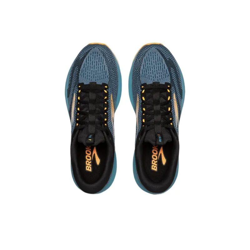 Brooks Revel 7 Storm Blue Black Orange Pop-2