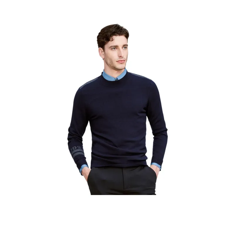 JODOLL Sweaters Men Navy Blue-0