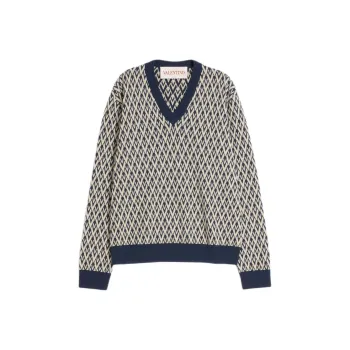 Valentino Toute La V Crewneck Jumper