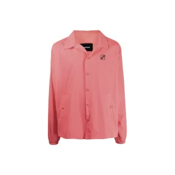 WE11DONE Logo print Shirt Jacket