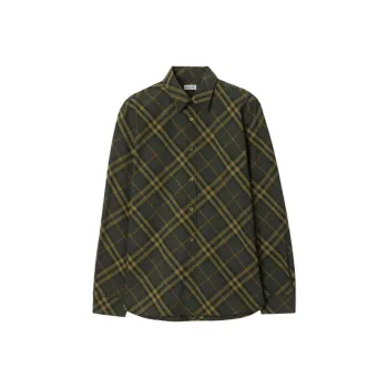 Burberry Shirts Men Olive
