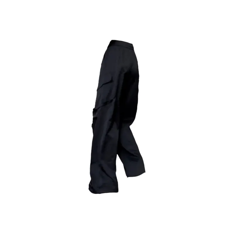 TESTUNG Cargo Pants Unisex Black-2