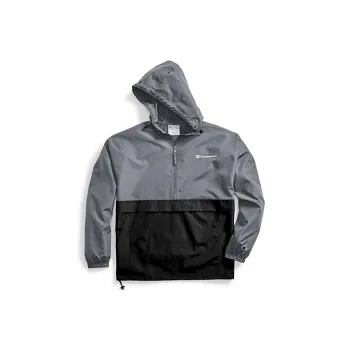 Champion Jackets Coats US Version Unisex Black & Gray Patchwork